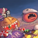 Vampire Tomato Halloween