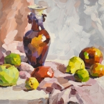 Study of Vase with Fruits